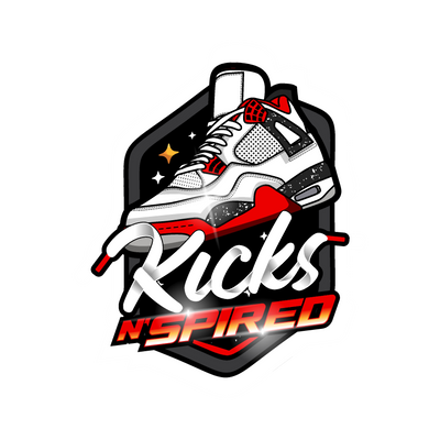 Kicks N'Spired Logo - where you will only find the dopest kicks and hottest apparel. Best online store to shop for brands such as Jordan, Nike, Yeezy and Supreme. Authentic shoes and clothing. Top of the line sneakers and streetwear with fast shipping.