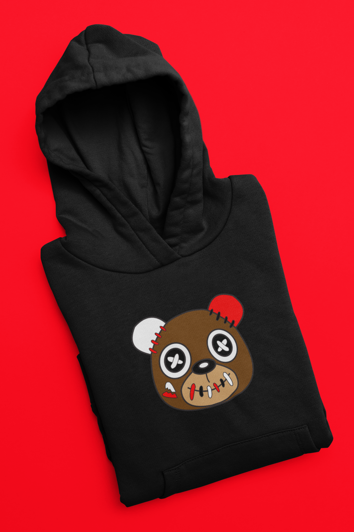 Hoodie Black Kicks N'spired Bear - kicks n'spired