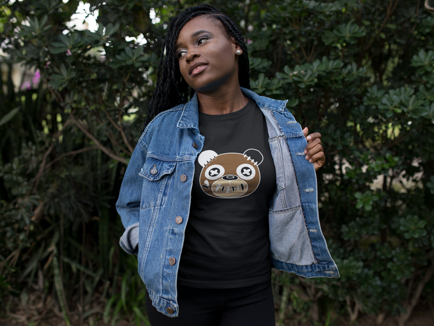 Black T-Shirt Kicks N'spired Bear - kicks n'spired