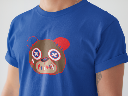 Royal Blue T-Shirt Kicks N'spired Bear - kicks n'spired