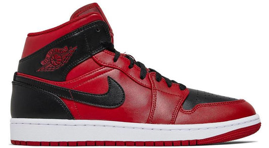 Jordan 1 Mid Reverse Bred - kicks n'spired
