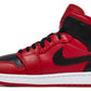 Jordan 1 Mid Reverse Bred - kicks n'spired