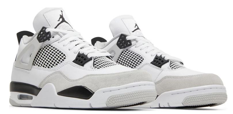 Jordan 4 Retro Military Black (GS) - kicks n'spired