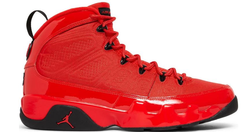 Jordan 9 Retro Chile Red - kicks n'spired