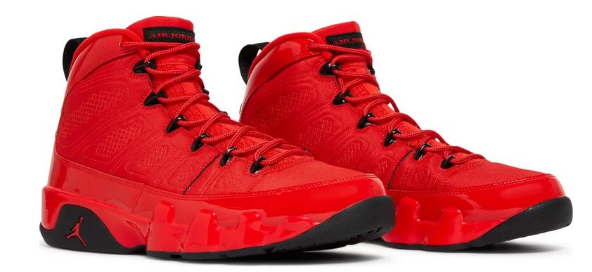 Jordan 9 Retro Chile Red - kicks n'spired