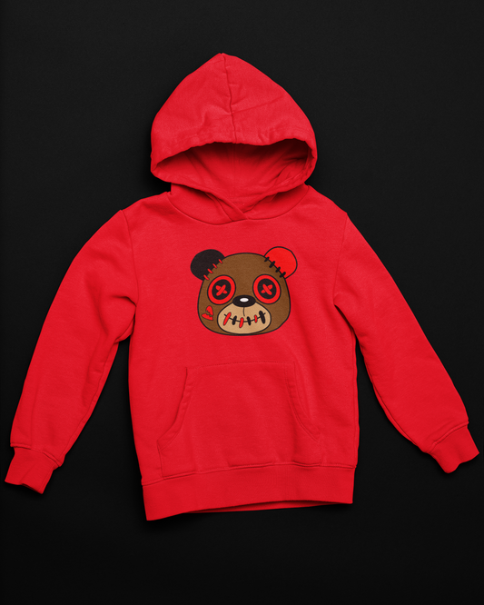 Hoodie Red Kicks N'spired Bear - kicks n'spired