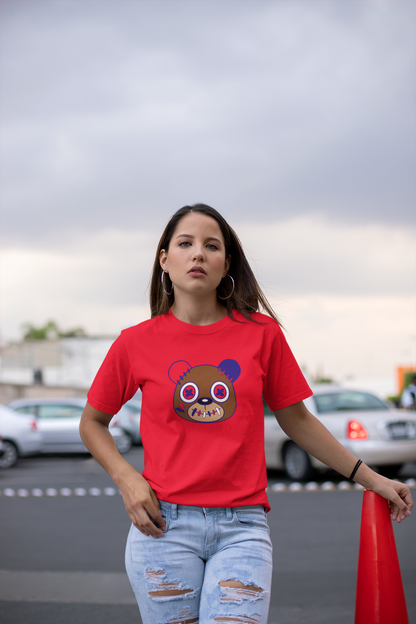 Red T-Shirt Kicks N'spired Bear - kicks n'spired