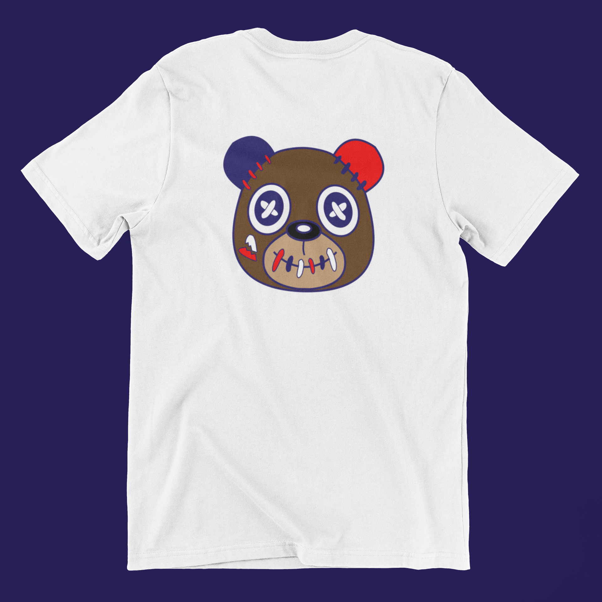 White T-Shirt Kicks N'spired Bear - kicks n'spired