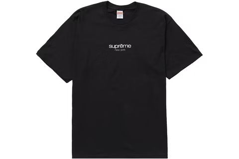 Supreme Classic Logo Tee Black - kicks n'spired