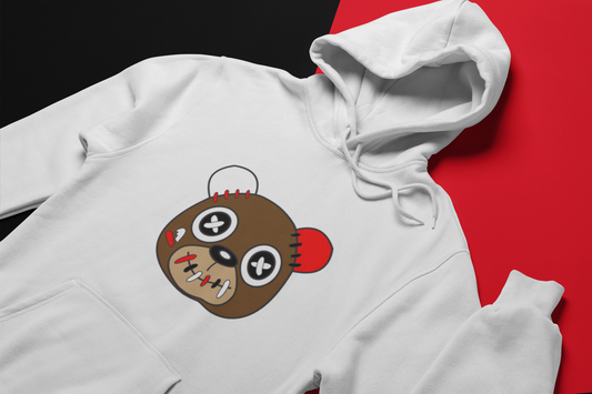 Hoodie White Kicks N'spired Bear - kicks n'spired